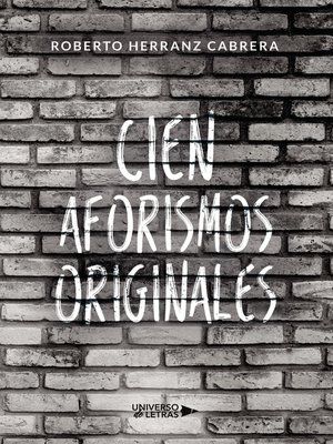 cover image of Cien Aforismos Originales